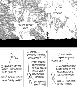 XKCD Comic about Python